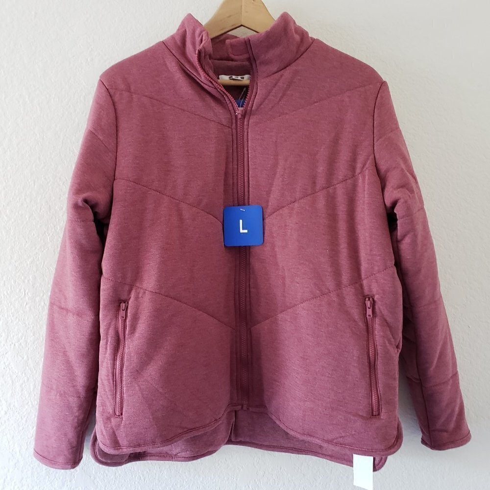 NWT - Three Dots Red Ladies' Knit Jacket - Size L